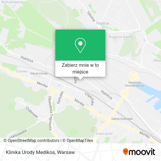 Mapa Klinika Urody Medikos