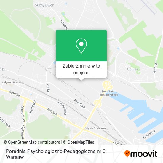 Mapa Poradnia Psychologiczno-Pedagogiczna nr 3