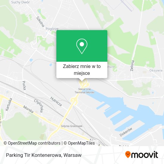 Mapa Parking Tir Kontenerowa