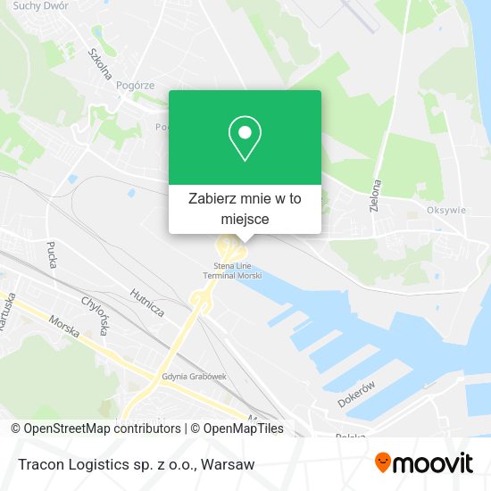 Mapa Tracon Logistics sp. z o.o.