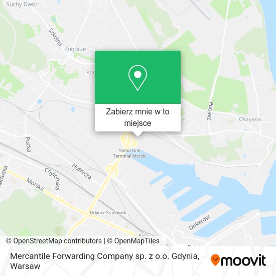 Mapa Mercantile Forwarding Company sp. z o.o. Gdynia