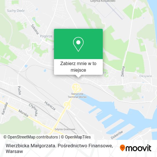 Mapa Wierzbicka Małgorzata. Pośrednictwo Finansowe