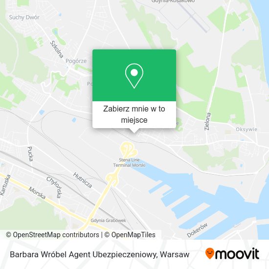 Mapa Barbara Wróbel Agent Ubezpieczeniowy