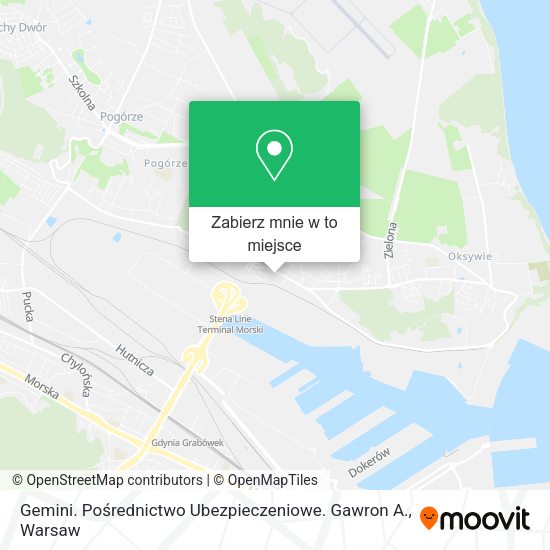 Mapa Gemini. Pośrednictwo Ubezpieczeniowe. Gawron A.