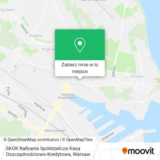 Mapa SKOK Rafineria Spółdzielcza Kasa Oszczędnościowo-Kredytowa