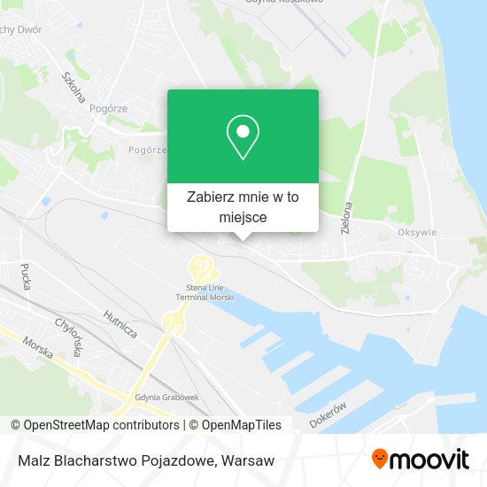 Mapa Malz Blacharstwo Pojazdowe