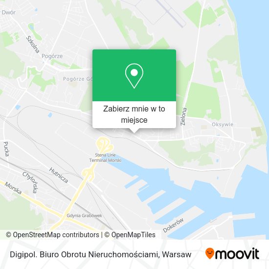 Mapa Digipol. Biuro Obrotu Nieruchomościami