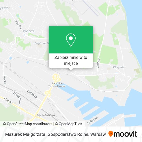 Mapa Mazurek Małgorzata. Gospodarstwo Rolne