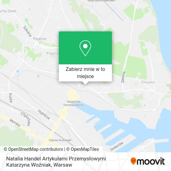 Mapa Natalia Handel Artykułami Przemysłowymi Katarzyna Woźniak