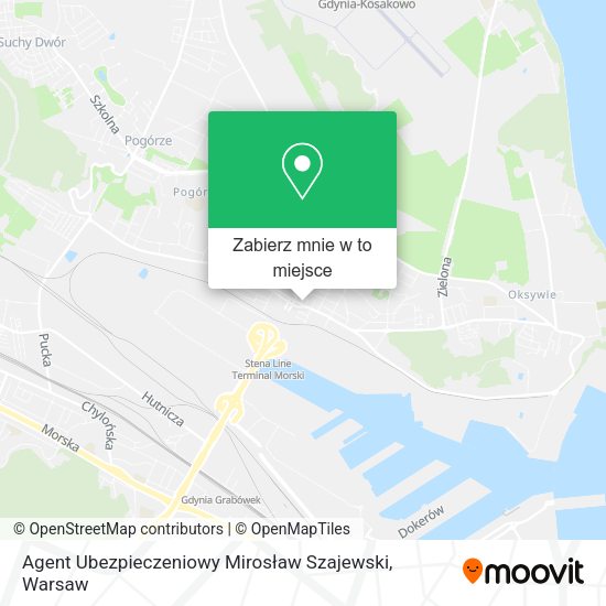 Mapa Agent Ubezpieczeniowy Mirosław Szajewski