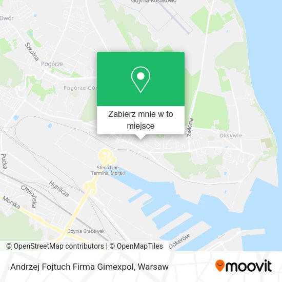 Mapa Andrzej Fojtuch Firma Gimexpol