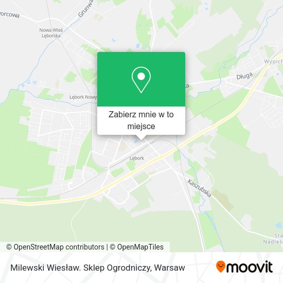 Mapa Milewski Wiesław. Sklep Ogrodniczy