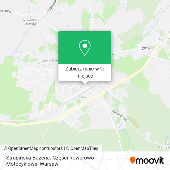 Mapa Strupińska Bożena. Części Rowerowo - Motocyklowe