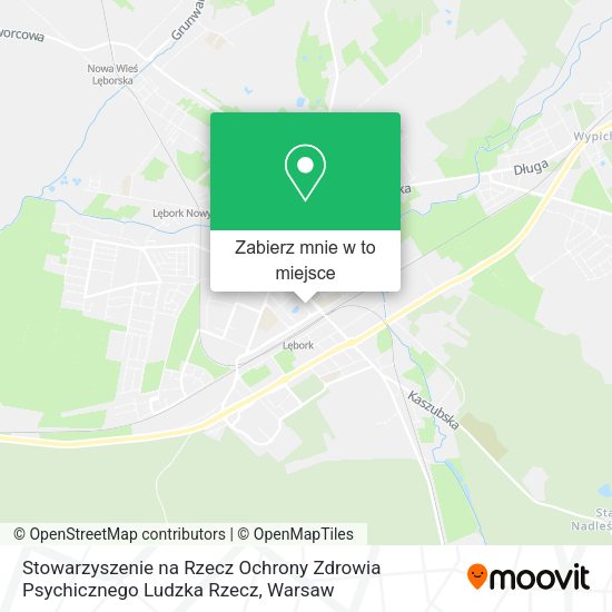 Mapa Stowarzyszenie na Rzecz Ochrony Zdrowia Psychicznego Ludzka Rzecz