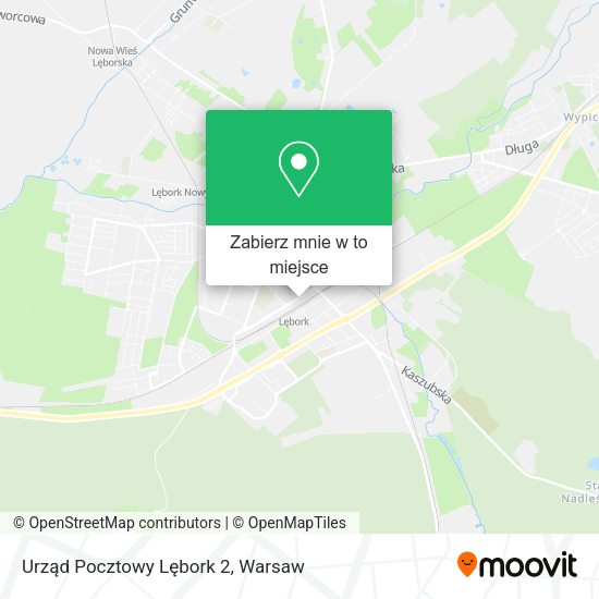 Mapa Urząd Pocztowy Lębork 2