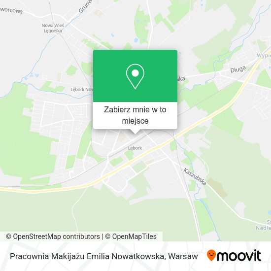 Mapa Pracownia Makijażu Emilia Nowatkowska