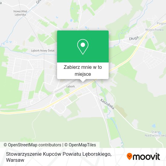 Mapa Stowarzyszenie Kupców Powiatu Lęborskiego