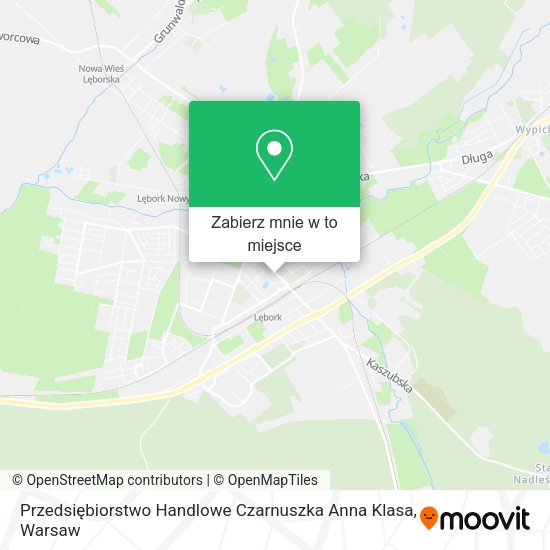 Mapa Przedsiębiorstwo Handlowe Czarnuszka Anna Klasa