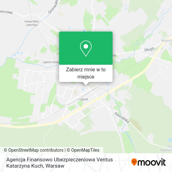 Mapa Agencja Finansowo Ubezpieczeniowa Ventus Katarzyna Kuch