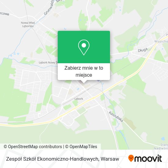 Mapa Zespół Szkół Ekonomiczno-Handlowych