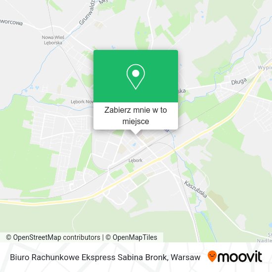 Mapa Biuro Rachunkowe Ekspress Sabina Bronk