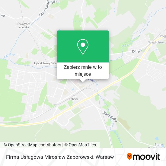 Mapa Firma Usługowa Mirosław Zaborowski