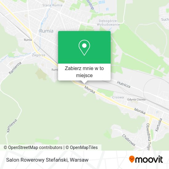 Mapa Salon Rowerowy Stefański