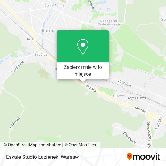 Mapa Eskale Studio Łazienek