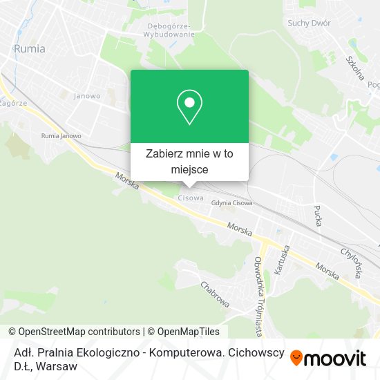 Mapa Adł. Pralnia Ekologiczno - Komputerowa. Cichowscy D.Ł