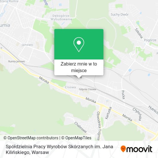 Mapa Spółdzielnia Pracy Wyrobów Skórzanych im. Jana Kilińskiego