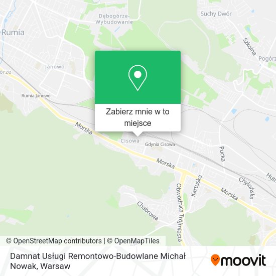 Mapa Damnat Usługi Remontowo-Budowlane Michał Nowak