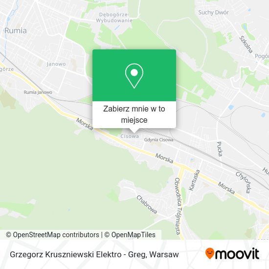 Mapa Grzegorz Kruszniewski Elektro - Greg