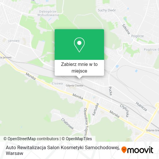 Mapa Auto Rewitalizacja Salon Kosmetyki Samochodowej