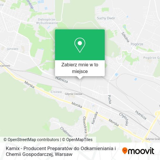 Mapa Kamix - Producent Preparatów do Odkamieniania i Chemii Gospodarczej