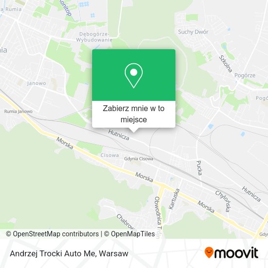 Mapa Andrzej Trocki Auto Me