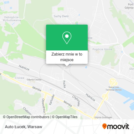 Mapa Auto Łucek