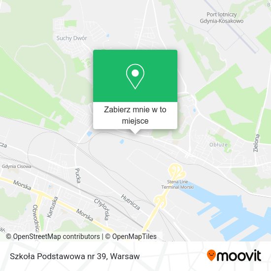 Mapa Szkoła Podstawowa nr 39