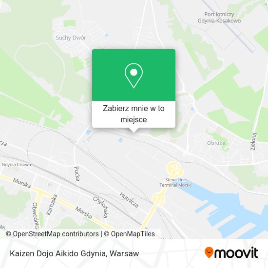 Mapa Kaizen Dojo Aikido Gdynia