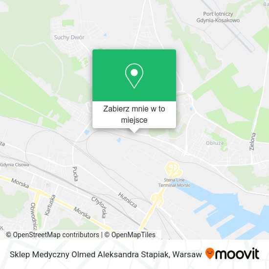 Mapa Sklep Medyczny Olmed Aleksandra Stapiak