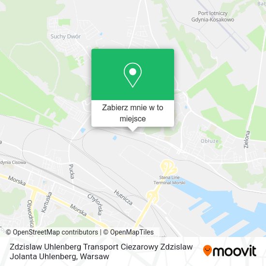 Mapa Zdzislaw Uhlenberg Transport Ciezarowy Zdzislaw Jolanta Uhlenberg