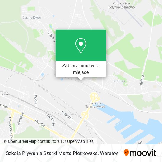 Mapa Szkoła Pływania Szarki Marta Piotrowska