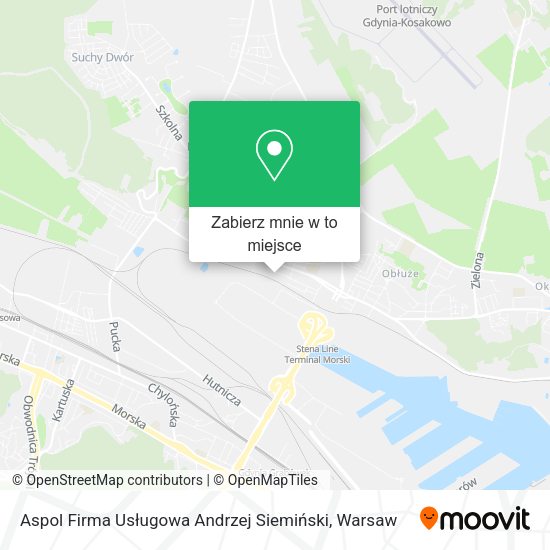 Mapa Aspol Firma Usługowa Andrzej Siemiński