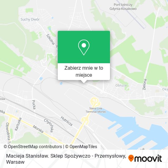 Mapa Macieja Stanisław. Sklep Spożywczo - Przemysłowy