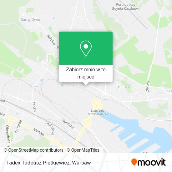 Mapa Tadex Tadeusz Pietkiewicz