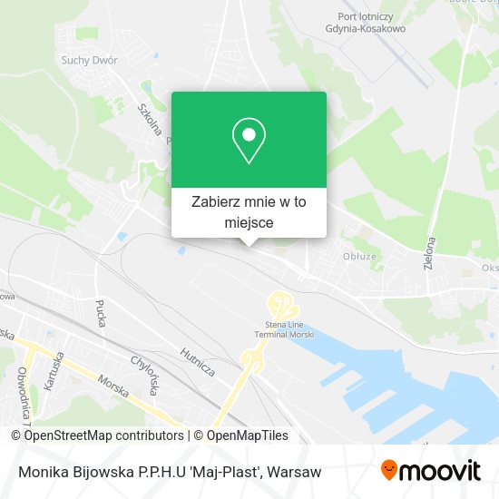 Mapa Monika Bijowska P.P.H.U 'Maj-Plast'