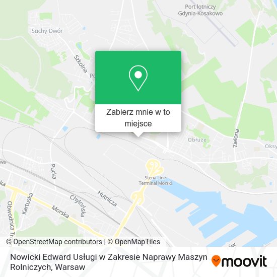 Mapa Nowicki Edward Usługi w Zakresie Naprawy Maszyn Rolniczych