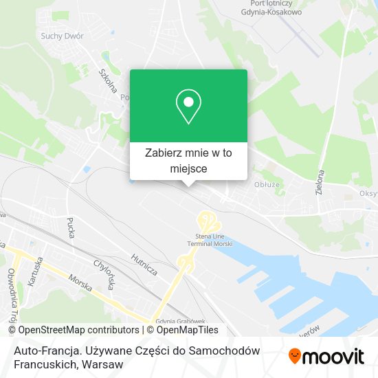 Mapa Auto-Francja. Używane Części do Samochodów Francuskich