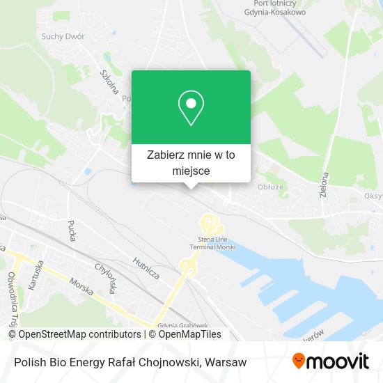 Mapa Polish Bio Energy Rafał Chojnowski