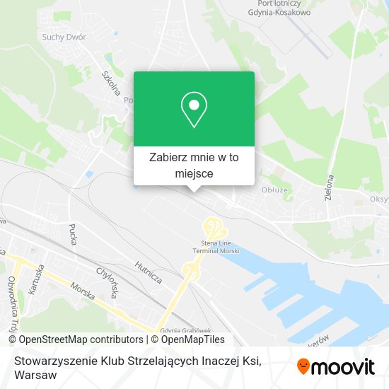 Mapa Stowarzyszenie Klub Strzelających Inaczej Ksi