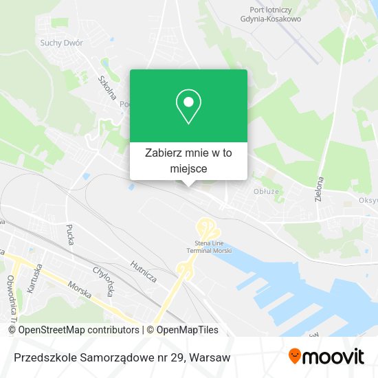 Mapa Przedszkole Samorządowe nr 29